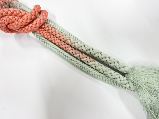 正絹　手組帯締め